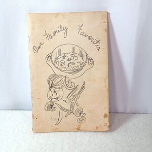 Vintage Handwritten Family Cookbook Our Family Favorites Recipes c1980s